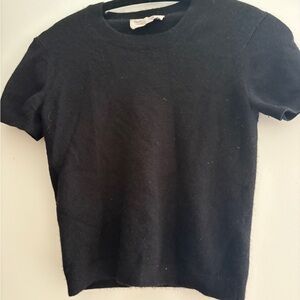 Everlane Black Cashmere Top